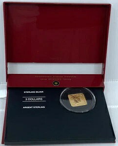 2006年 カナダ 英国 エリザベス2世 ビーバー オールド プルーフ 金メッキ シルバー 3ドル コイン i114726