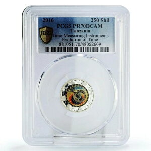�^���U�j�A 250�V�����O �^�C���G�{�����[�V�����N���b�N�q�X�g���[ PR70 PCGS ��� 2016�N