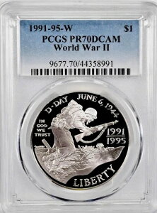 1991 - 1995 񎟐E 1h PCGS PR70??ȕi??