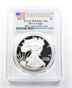 PR70DCAM 2011-W �A�����J���V���o�[�C�[�O���A�j�o�[�T���[�Z�b�g FS PCGS �p�[�v���y���t�g�[�� *1681