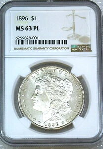 1896�N �����K����� NGC MS63PL �z���C�g �v���[�t���C�N �Ӓ�� #GE924