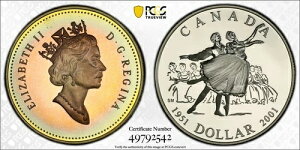 PR68DCAM 2001N Ji_h 1huoGvVo[v[th PCGS gD[r[ - ꂢȐF