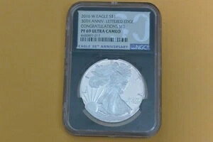 2016 W�v���[�t �V���o�[�C�[�O�� NGC PF69 ���j���Z�b�g