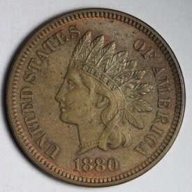 1880年インディアンヘッドセントペニーBU *未流通* MS E162 SKMG