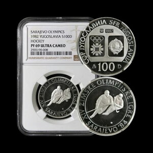 [SXrAB1982NA100fBi[A - NGC PF69 - gbv|bv??ACXzbP[TG{