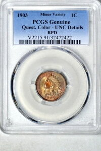 1903 1C RPD CfBAwbh Zg PCGS  UNC Det.iF͕sj