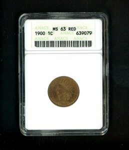 1900N AJ CfBAwbh Zg 1Zg .01 ANACS MS63 bh `CX iCXXgCN