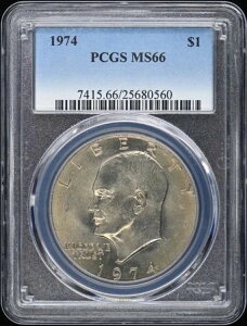1974N 1h ACNh - ^Cv1 Nbh PCGS MS66