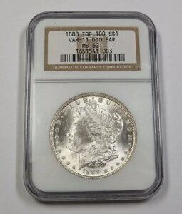 1888�N P NGC MS62 VAM 11 DDO EAR | �V���o�[ �����K�� �_���[ - 1�h�� �č��R�C�� #40409A