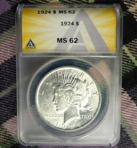 AJO 1h݁A1924N ANACS MS 62 a