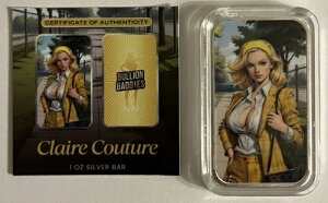 Bullion Baddies �V���[�Y4 �J���[�� 1�I���X �V���o�[�o�[ - Claire Couture - Nice