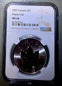 2025NJi_h 5h [v[t MS68 ? NGCF ? 1IX .9999 