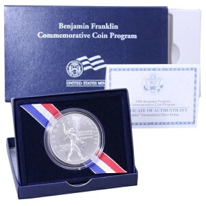 2006N P xW~EtNȊw BU Commem 90% Silver Dollar OGP & COA