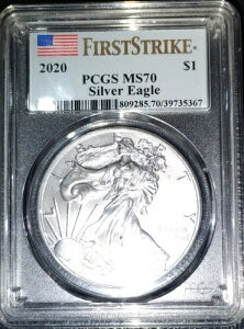 2020N AJ Vo[ C[O PCGS MS70 t@[XgXgCN tbOx m[X|bg