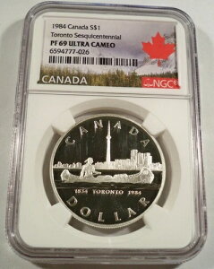 1984 NGC PF69UCAM Ji_ Vo[ h gg 1834-1984 S$1 PR 69 EgJI