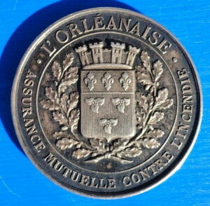 �t�����X ���_�� - �g�[�N�� 1820 INSURANCES �������l�[�Y �V���o�[ ? 37.00 mm 23.00 gr