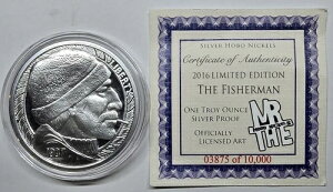 2016�N 1�I���X .999 �V���o�[ �z�[�{�[�j�b�P�� �U�E�t�B�b�V���[�}�� �v���[�t���E���h COA�t��