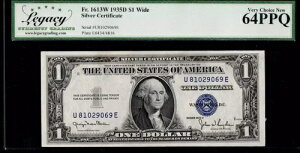 1h 1935-D Vo[ؖ Fr. 1613W U-E ubNCh BP# 4816 LCGS Vy Ch Vi 64PPQ