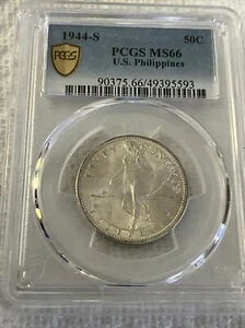 1944-S ătBs 50Z^{ | PCGS MS66 WF UNC