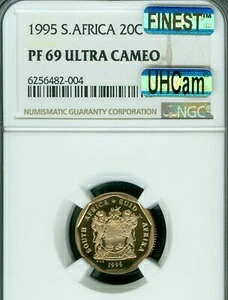 1997�N ��A�t���J 20�Z���g NGC PF69 MAC UHCam SOLO FINEST POTLESS 3,596�� ���s *