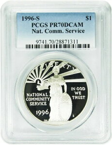 1996-S PCGS PR70DCAM ƃR~jeBT[rXLO1h Vi PCGS