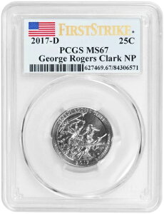 2017-D �W���[�W�E���W���[�X �N���[�N�������� �N�H�[�^�[ PCGS MS67 �t�@�[�X�g�X�g���C�N