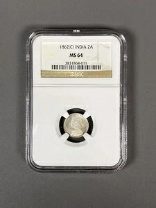 ChECMX BNgA 1862-C  2 AiX JJb^ NGC MS64 KM# 469 (032)