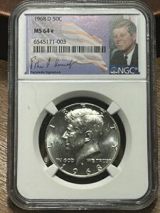 1968 D NGC MS64 (X^[)PlfB n[t_[ 40% Vo[ rWlXXgCN 50Zg