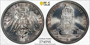 1913N hCc UNZ 3}N PCGS UNC. KM-1275ACvcBq
