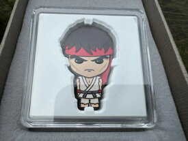 ニウエ島 2021年 2ドル ちびストリートファイターII リュウ 1オンス シルバープルーフコイン