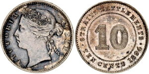 CAn 10Zg 1894 KM# 11  rNgA UNC