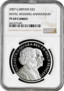 �C�M���X 5�|���h 2007�N NGC PF69 CAM�A�u�_�C�������h�E�F�f�B���O�v�|�b�v 1/1 �V���o�[