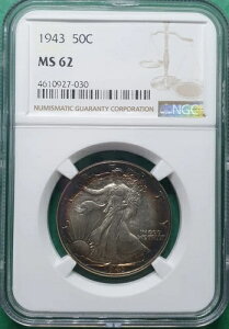 1943N AJ 50Zg EH[LOEoeB Vo[g[ NGC MS 62