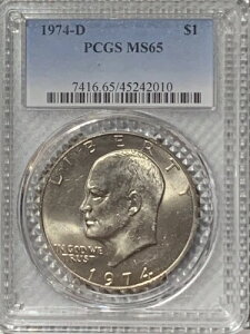 1974N D 1h AC[n[h PCGS MS65