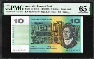 I[XgA 10h P45f R312 1990N tCU[EqMY PMG65 Gem UNC EPQ 