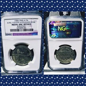 1906 R-PHL-118 J i[J[XgAg[N NGC UNC ڍ׏