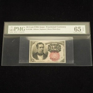 Fr-1266 10�Z���g 5th Issue PMG 65 EPQ - �č���������