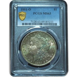 1881-O KE_[ MS63 PCGS - V[tH[O[g[̃Gh[