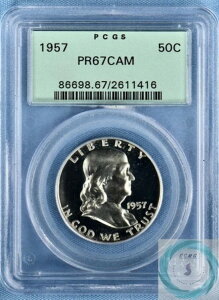 1957NtN n[t _[ PCGS PR67CAM - OGH̃Be[W tXeB!