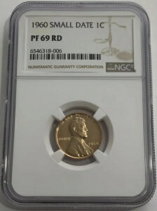 1960N P NGC PF69 RD X[fCg bhv[t J[LOyj[ 1Zg zCgx