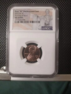 2019 W 1�Z���g �����J�[���V�[���h�Z���g�R�C�� NGC MS69 RD �E�F�X�g�|�C���g�t�@�[�X�g E156 �����[�X