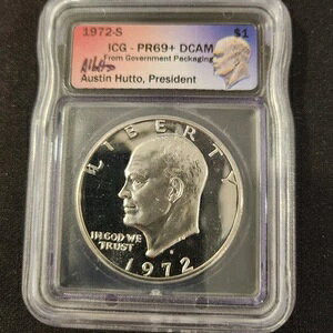 1972N S AC[n[uACNv $1 ICG PR69+ DCAM I[XeBEnbg[ TC 40% Vo[