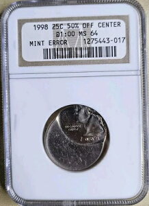 1998N P Vg Nbh NH[^[ ~g G[XgCN 50% It Z^[ NGC MS64 BU UNC