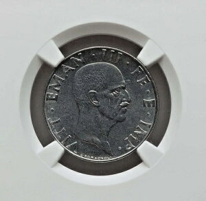 1943-R C^A BbgI G}kG[ III XeXX`[ 50 CENTESIMI NGC 62 L[t