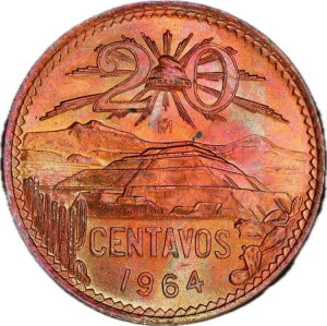 1964N-Mo LVR 20Z^[{ - PCGS MS65RB - g[H̑f炵F