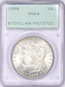 1898�N PCGS MS64 OGH ���g���[ MS64 �t�B���f���t�B�A �����K�� �V���o�[ �_���[ ���� BU