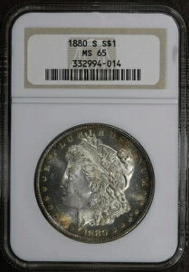 1880-S (MS65) �����K����� $1 NGC - �������F�����̕�� - �I�[���h�z���_�[