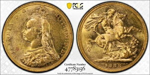 �I�[�X�g�����A 1888 M �W���r���[ �w�b�h McD Ref 177 �� �^�C�v 1 �S�[���h �\�u���� PCGS AU5...