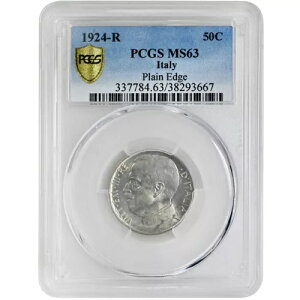 1924-R 50�Z���g �C�^���A PCGS MS63 �󏭃R�C��