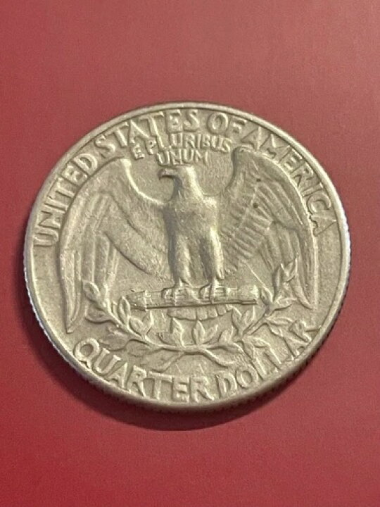楽天市場】1965年 リバティ・ワシントン 米国 25セント硬貨、ミント 